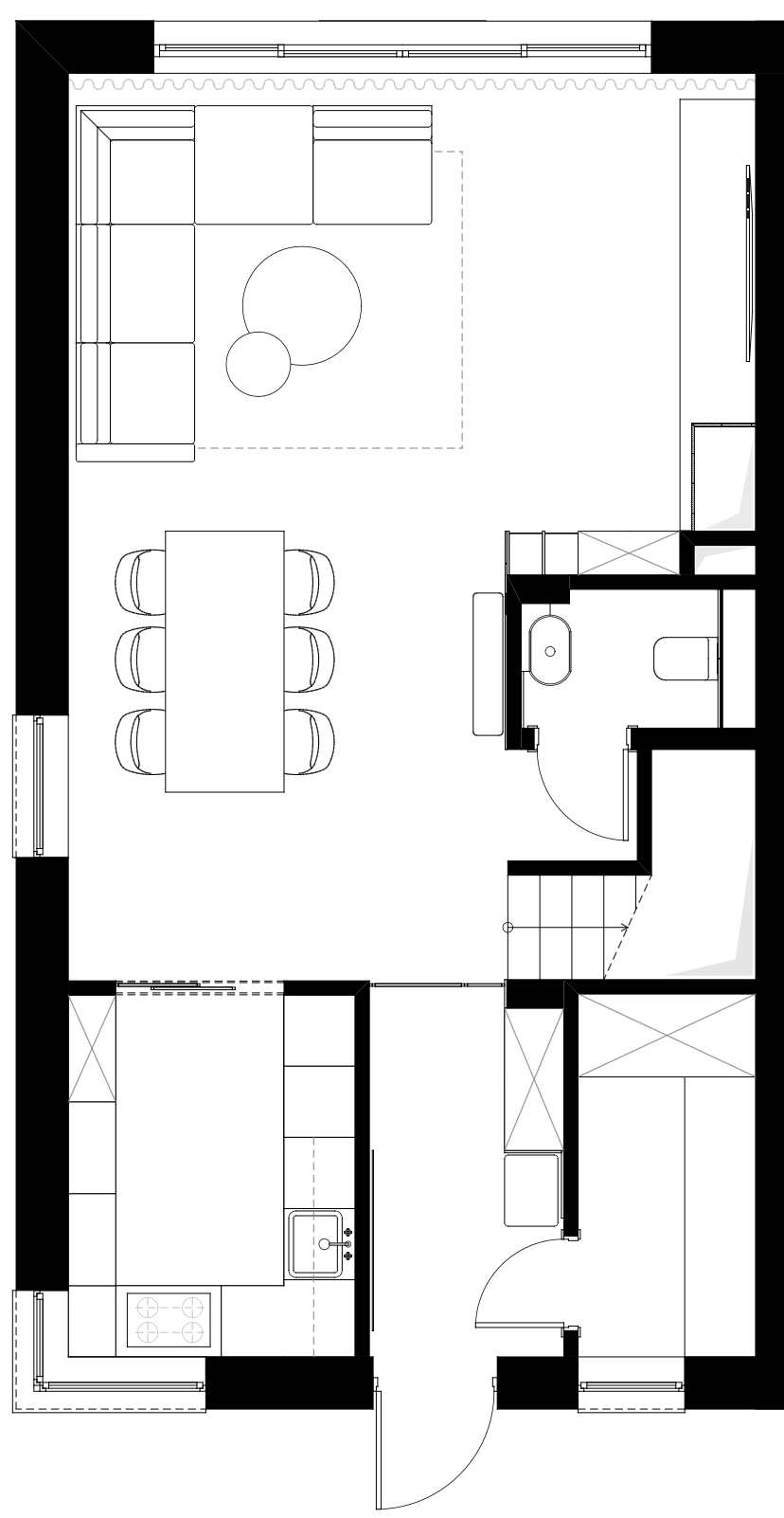 Rzut parteru – Lokal A1